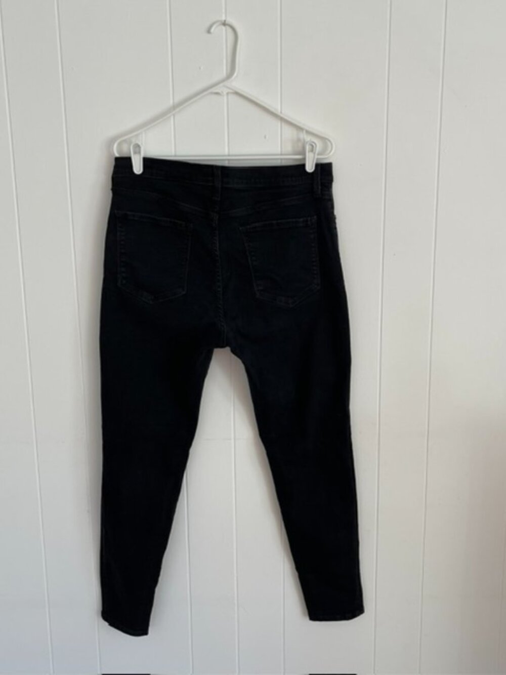 Banana Republic High Rise Black Skinny Jeans Stretch Denim - Picture 3 of 8